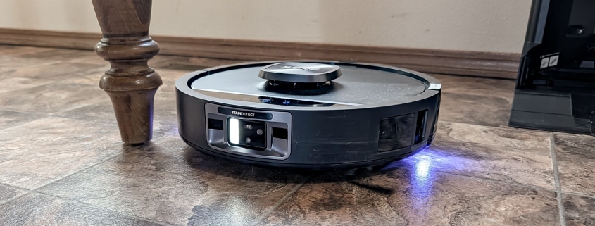 I tried the new Shark UV robot vacuum in my home and it even reveals my dog’s drool