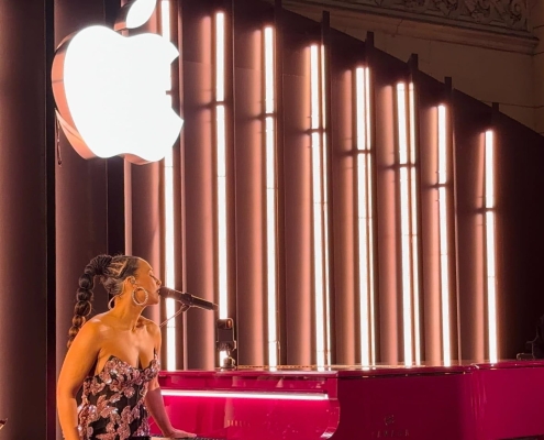 Apple Kicks Off 50th Anniversary With Surprise Alicia Keys Concert in New York