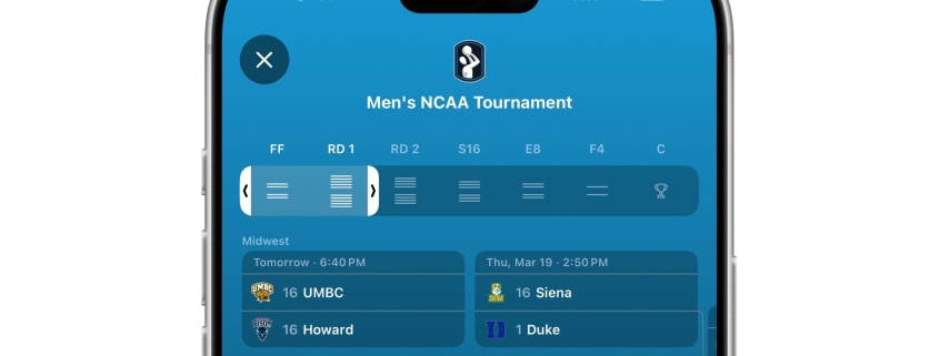 Apple Sports App Lets You Follow NCAA March Madness in Real Time
