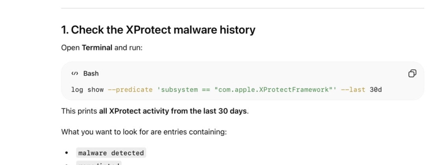 Why does AI tell you to use Terminal so much? – The Eclectic Light Company