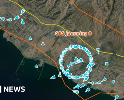 GPS jamming: The invisible battle in the Middle East