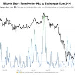 Short-term bitcoin holders send .8 billion in BTC to exchanges after ,000 rally