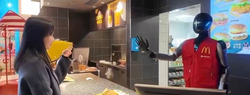 Watch McDonald’s test humanoid robots on the front line