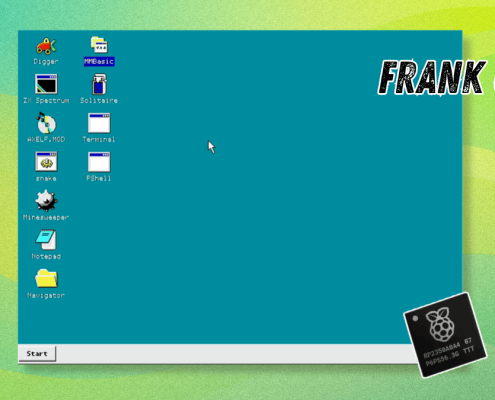 FRANK OS Turns a Microcontroller Into a Tiny Retro Desktop PC