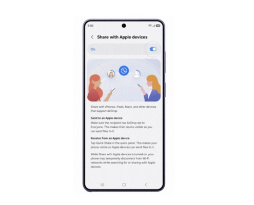 Samsung’s Galaxy S26 will get Apple AirDrop support starting today Samsung’s Galaxy S26 will get Apple AirDrop support starting today