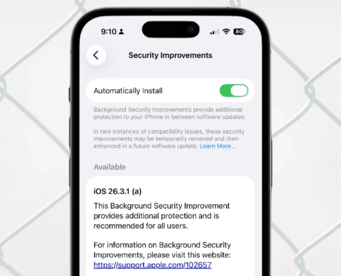 Apple releases first Background Security Improvements patch for iOS, macOS
