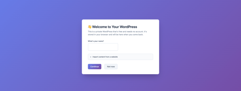 WordPress debuts a private workspace that runs in your browser via a new service, my.WordPress.net