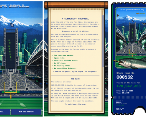 I pitched in to a new community effort to buy the Seattle Seahawks — so far I’m on the hook for M