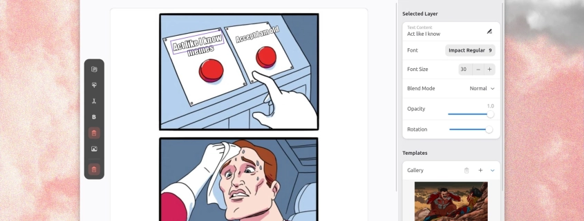 Memerist is a new desktop meme generator for Linux