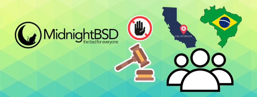MidnightBSD Bans Users in Brazil and California, Warns More Regions Could Follow