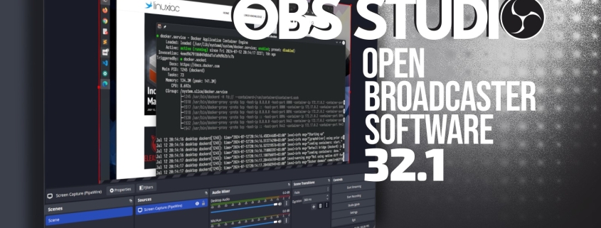 OBS Studio 32.1 Released With New Audio Mixer and WebRTC Simulcast Support