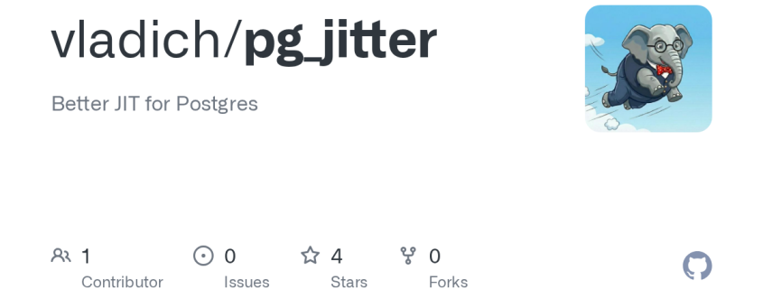 vladich/pg_jitter: Better JIT for Postgres · GitHub