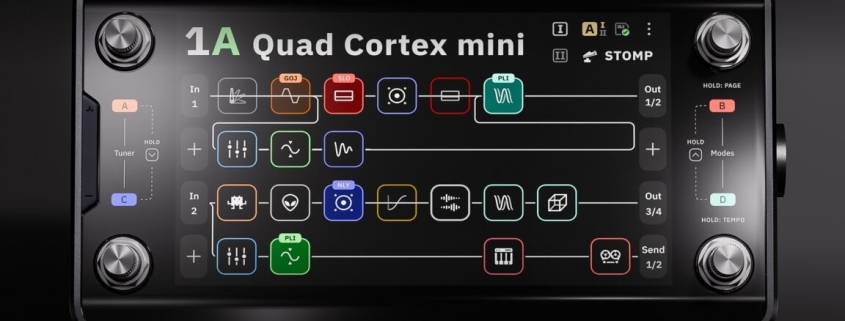 Quad Cortex mini amp modeler: All the power, half the size