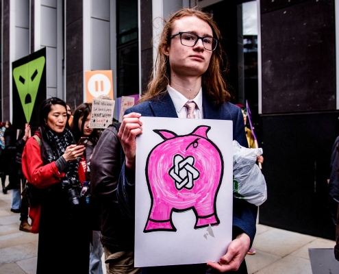 The Rage at OpenAI Has Grown So Immense That There Are Entire Protests Against It