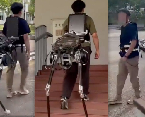 Body Horror Robot Turns Human Into Centaur