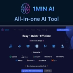 All-in-one AI tool 1minAI costs just  for life