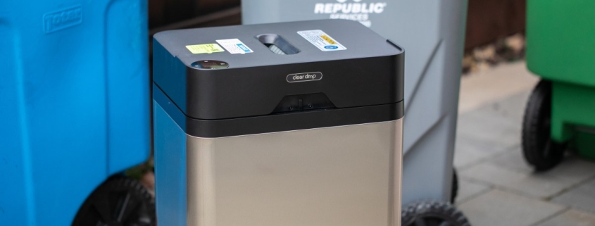 Investigating the 61-pound machine that eats plastic and spits out bricks