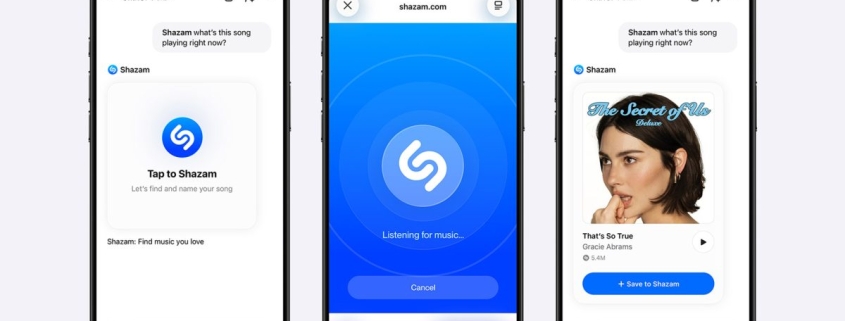 You can now use Shazam directly from ChatGPT