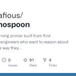 dreddnafious/thereisnospoon: A machine learning primer built from first principles. For engineers who want to reason about ML systems the way they reason about software systems. · GitHub