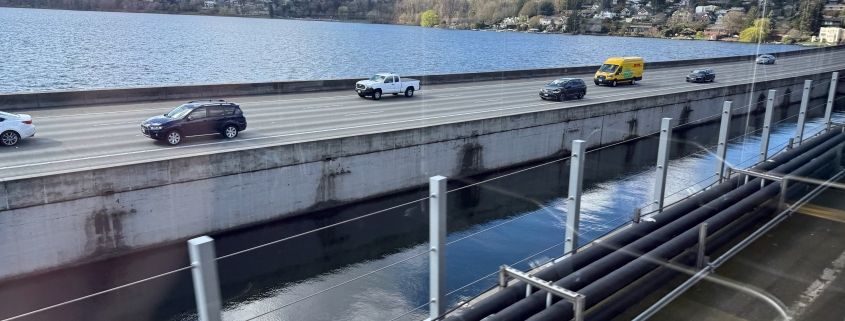 GeekWire rides the world’s first floating-bridge train — Seattle tech commutes will never be the same GeekWire rides the world’s first floating-bridge train — Seattle tech commutes will never be the same