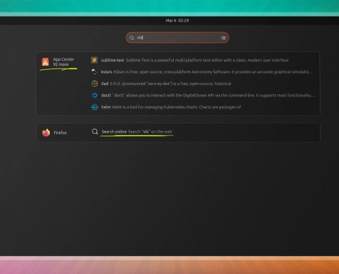 Ubuntu 26.04 LTS adds Snap and web search to the Overview