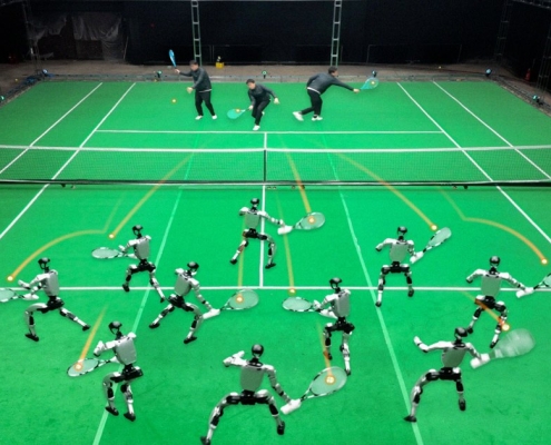 This Video of a Humanoid Robot Playing Perfect Tennis Is Extremely Impressive