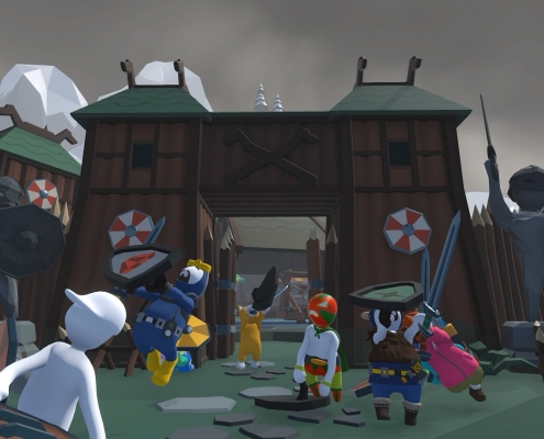 Human Fall Flat, which is bizarrely one of the best-selling games of all time, gets a Viking-themed map featuring Dave the Diver for some reason