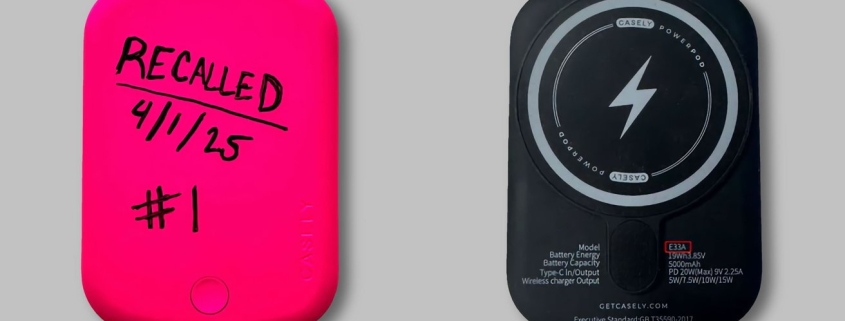 Casely Power Pods recall reannounced after a fatality in New Jersey