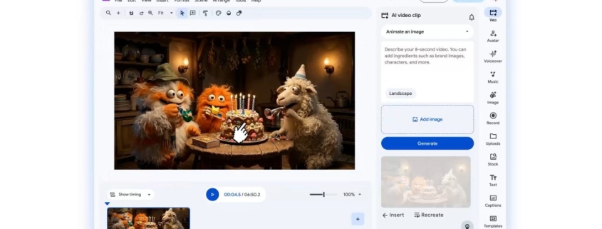 Google Vids adds AI avatars that you can customize and direct