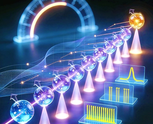 Atomic Chains Turn Electric Fields into Measurable Quantum Signals