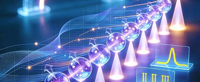 Atomic Chains Turn Electric Fields into Measurable Quantum Signals