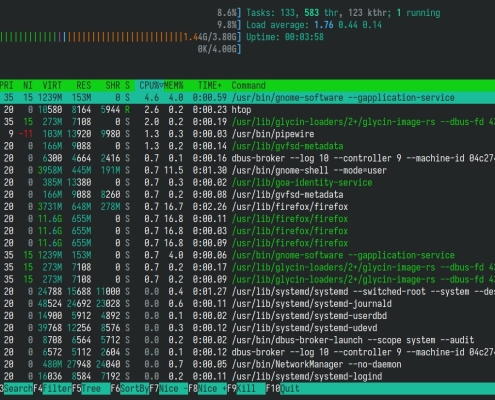 htop 3.5 System Monitor Released with Backtrace Screen, New Meters htop 3.5 System Monitor Released with Backtrace Screen, New Meters