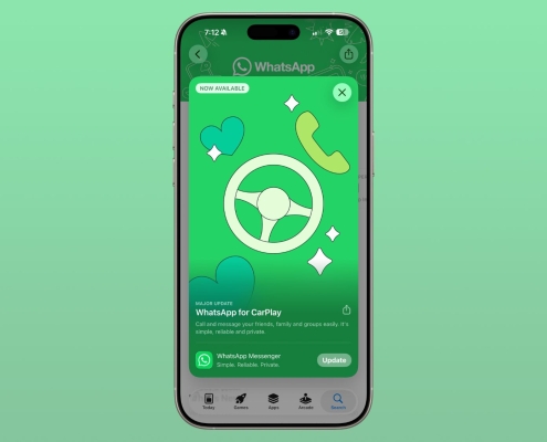 WhatsApp Gets New CarPlay App