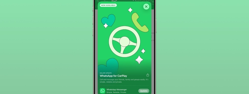 WhatsApp Gets New CarPlay App